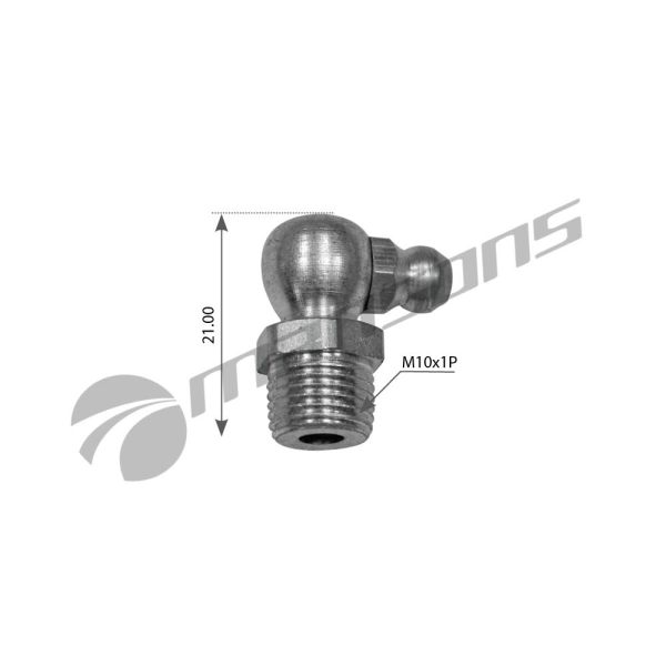 ΓΡΑΣΑΔΟΡΑΚΙ 90° M10x1
