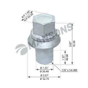 ΠΑΞΙΜΑΔΙ ΖΑΝΤΑΣ ΑΛΟΥΜΙΝΙΟΥ 78mm