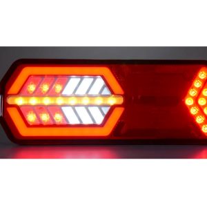 ΦΑΝΟΣ ΟΠΙΣΘΙΟΣ LED 6 ΛΕΙΤΟΥΡΓΙΩΝ ΔΥΝΑΜΙΚΟ ΦΛΑΣ ΑΡΙΣΤΕΡΟΣ - ΕΞΟΔΟΣ ΑΠΛΟ ΚΑΛΩΔΙΟ