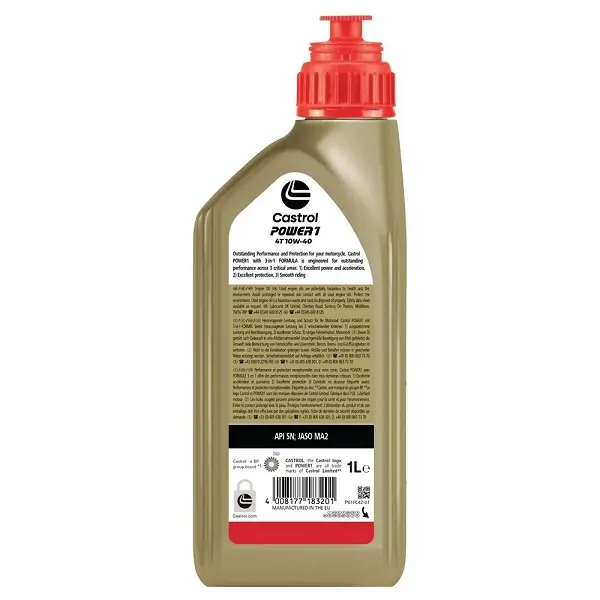 CASTROL POWER 1 MOTO 4T 10W40 [1L] - Image 2