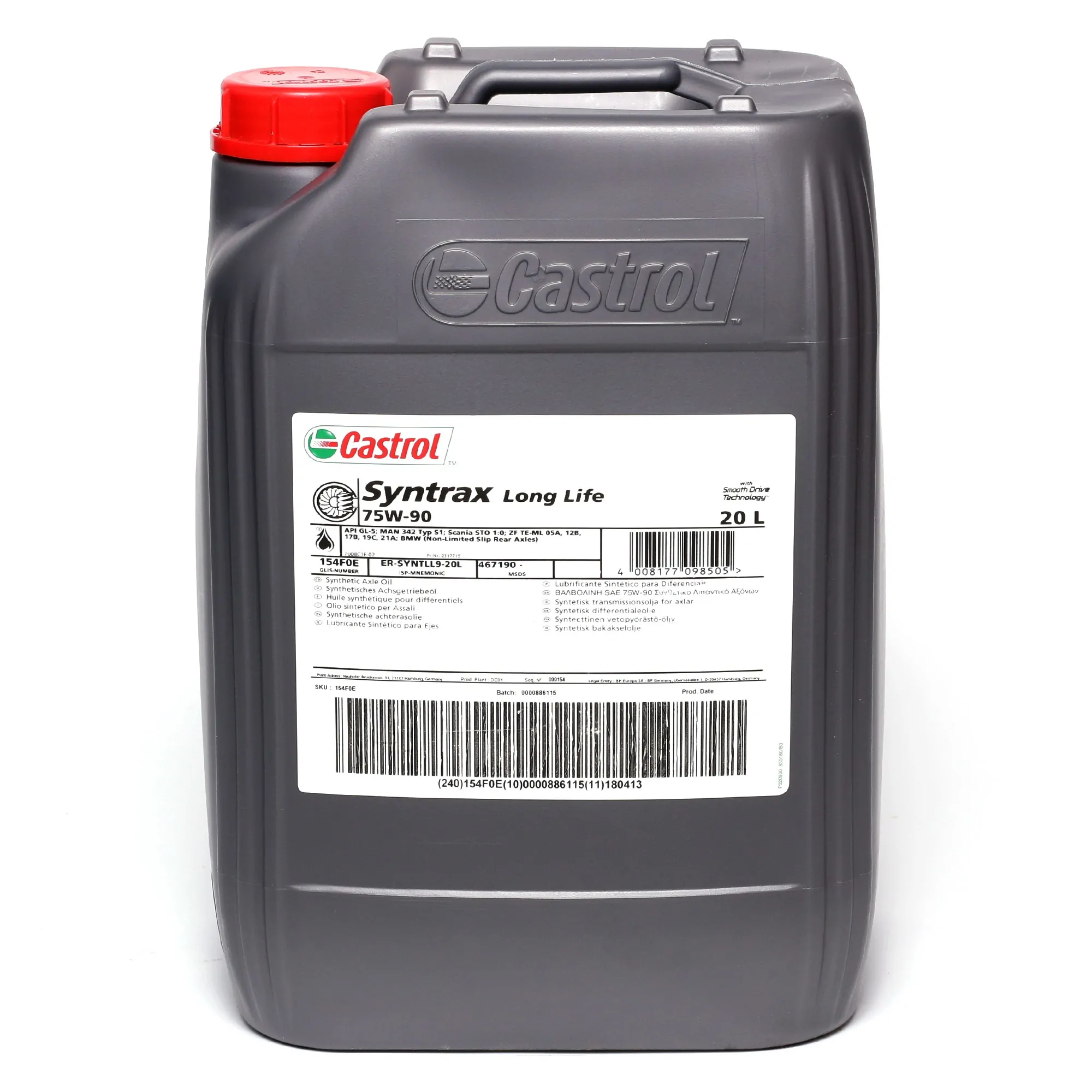 CASTROL TRANSMAX AXLE LONG LIFE (LL) 75W90 [20L]