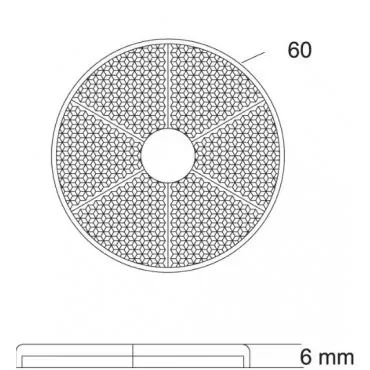 DASTERI ΑΝΤΑΝΑΚΛΑΣΤΙΚΟ ΛΕΥΚΟ Φ60