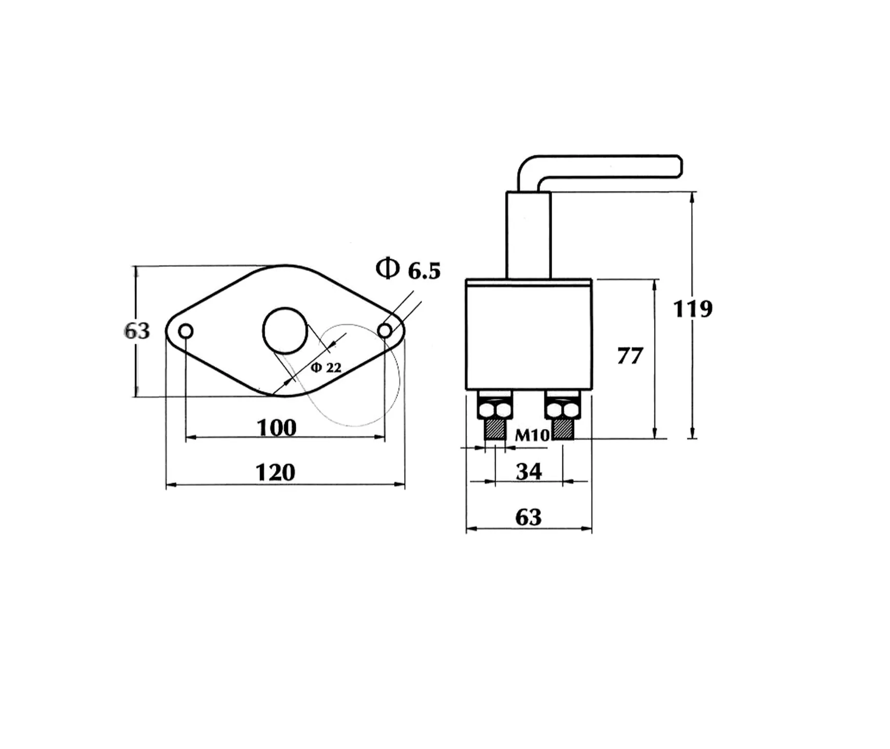 ΓΕΝΙΚΟΣ ΔΙΑΚΟΠΤΗΣ ΜΠΑΤΑΡΙΑΣ DASTERI - Image 2