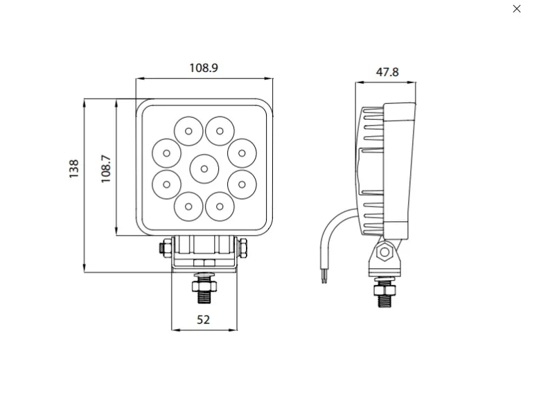 ΦΑΝΟΣ ΕΡΓΑΣΙΑΣ LED DASTERI - Image 2