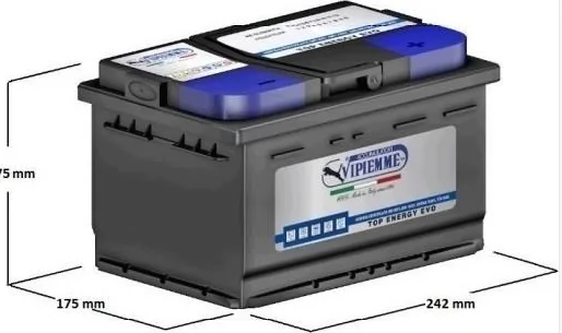 VPM ΜΠΑΤΑΡΙΑ 55Ah 480A ΔΕΞΙΑ