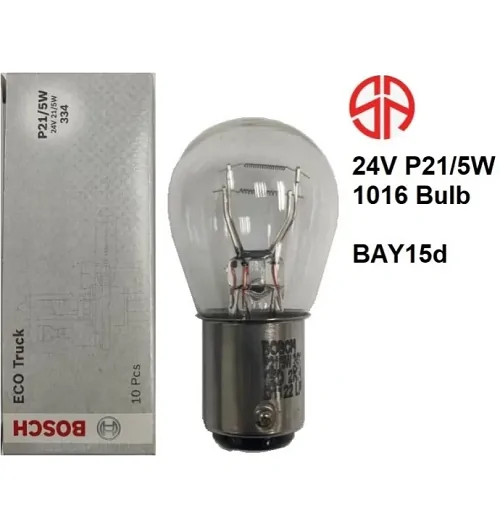 BOSCH  ΛΑΜΠΑ Ρ21/5W ECO TRUCK 24V