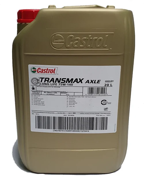 CASTROL TRANSMAX AXLE LL 75W140 20L