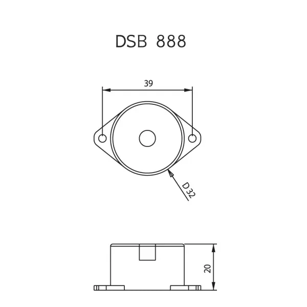 ΒΟΜΒΗΤΗΣ  ΕΣΩΤΕΡΙΚΟΣ 70DB -12/24V - Image 2