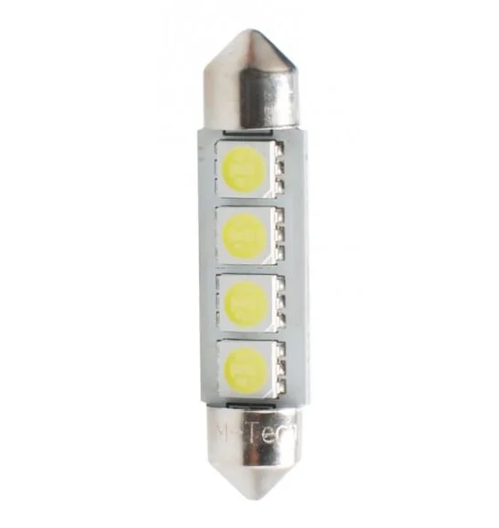 LED ΣΩΛΗΝΩΤΟ CANBUS 41mm C5W/C10W 12V 0.96W