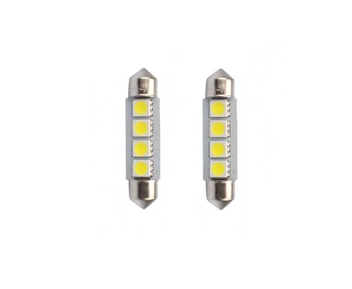 ΣΕΤ  LED ΣΩΛΗΝΩΤΟ CANBUS 41mm C5W/C10W 12V 0.96W