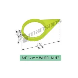 ΚΙΤΡΙΝΟΣ  ΔΕΙΚΤΗΣ ΑΣΦΑΛΕΙΑΣ ΠΑΞΙΜΑΔΙΟΥ ΚΑΡΕ 32mm