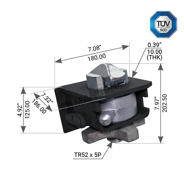 MANSONS ΒΙΔΩΤΟ ΚΛΕΙΔΙ CONTAINER ΕΙΣΕΛΚΟΜΕΝΟ, ΜΕΓΑΛΗΣ ΒΙΔΑΣ ⌀52mm  [Πιστοποιημένο από την TUV]