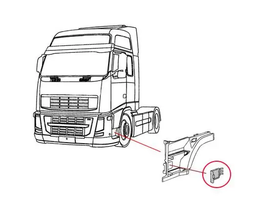 ΤΑΠΑ ΣΚΑΛΟΠΑΤΙΕΡΑΣ VOLVO FH - Image 2