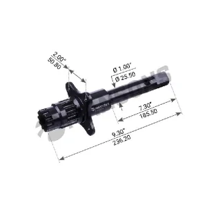 ΟΔΟΝΤΩΤΟΣ ΑΞΟΝΑΣ ΠΟΔΑΡΙΚΩΝ JOST B10285