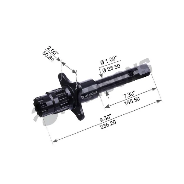 ΟΔΟΝΤΩΤΟΣ ΑΞΟΝΑΣ ΠΟΔΑΡΙΚΩΝ JOST B10285