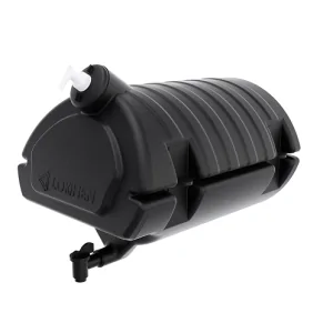 ΔΟΧΕΙΟ ΝΕΡΟΥ ΝΤΑΛΙΚΑΣ 30lit ΣΤΡΟΓΓΥΛΟ ΜΑΥΡΟ (455x350x360) ΧΩΡΙΣ ΒΑΣΗ