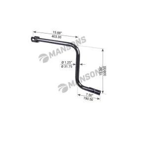 ΜΑΝΙΒΕΛΑ ΠΟΔΑΡΙΚΩΝ ΜΗΚΟΥΣ 403mm (ΤΥΠΟΥ SAF) MANSONS