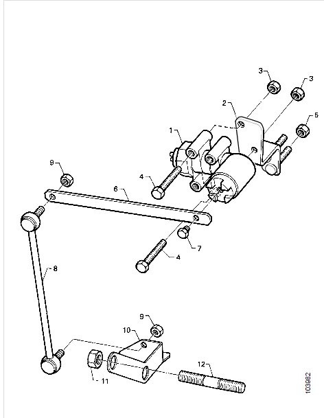 ΜΠΑΡΑΚΙ ΡΥΘΜΙΣΗΣ ΑΝΑΡΤΗΣΗΣ ΚΑΜΠΙΝΑΣ SCANIA (188mm) - Image 2