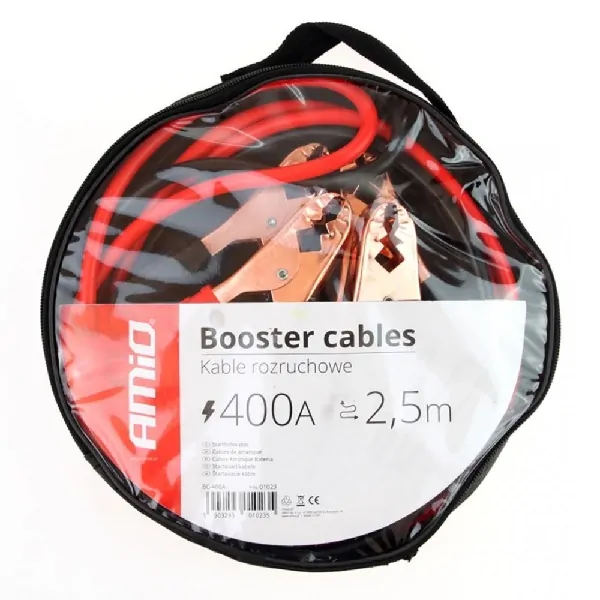 ΚΑΛΩΔΙΑ ΜΠΑΤΑΡΙΑΣ ΡΕΥΜΑΤΟΔΟΤΕΣ 400A 2,5m - Image 2