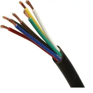 ΚΑΛΩΔΙΟ ΜΑΥΡΟ 7ΚΛΩΝΟ 7×1 ΤΡΕΧΟΝ ΜΕΤΡΟ