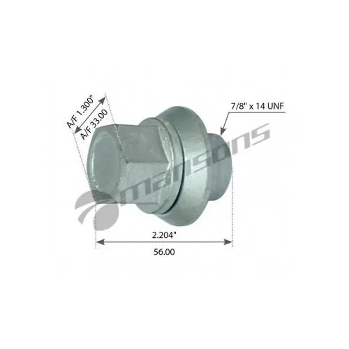 ΠΑΞΙΜΑΔΙ ΖΑΝΤΑΣ ΑΛΟΥΜΙΝΙΟΥ 56mm