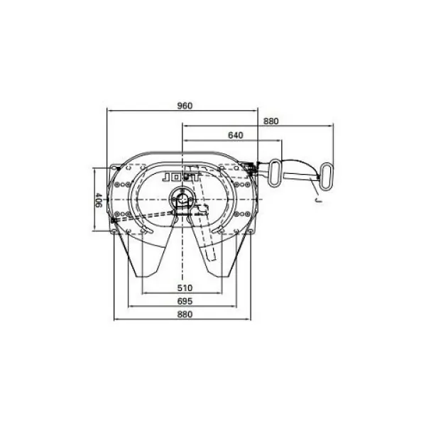 JOST ΠΕΤΑΛΟ H250 (ΥΨΟΣ 250mm) ΚΩΔΙΚΟΣ JSK37C250Z - Image 2