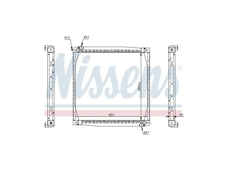 ΨΥΓΕΙΟ ΜΗΧΑΝΗΣ SCANIA 4 ΤΗΣ NISSENS - (Χώρα Παραγωγής: Δανία) [64069A] - Image 2