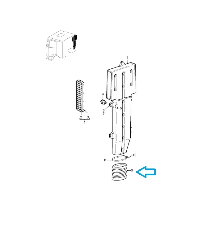 ΕΛΑΣΤΙΚΟΣ ΣΩΛΗΝΑΣ ΑΝΑΡΡΟΦΗΣΗΣ ΣΠΙΡΑΛ ΑΕΡΑ DAF [SAMPA] - Image 2