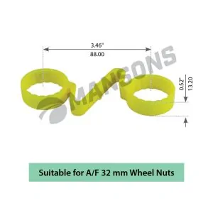 ΔΕΙΚΤΗΣ ΑΣΦΑΛΕΙΑΣ ΖΕΥΓΑΡΩΤΟΣ ΓΙΑ ΚΑΡΕ 32MM