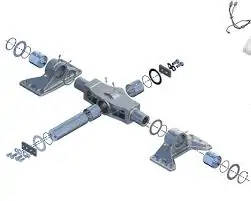 AFTERMARKET ΑΝΤΑΛΛΑΚΤΙΚΟ ΚΙΤ ΓΙΑ ΠΕΤΑΛΟ JOST JSK 38 G1 - Image 2
