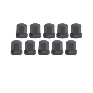 ΣΕΤ 10 ΠΛΑΣΤΙΚΑ ΚΑΠΑΚΙΑ ΠΑΞΙΜΑΔΙΟΥ ΤΡΟΧΟΥ 33mm ΜΑΥΡΟ (ΣΕΤ 10 ΤΜΧ) 55mm ύψος