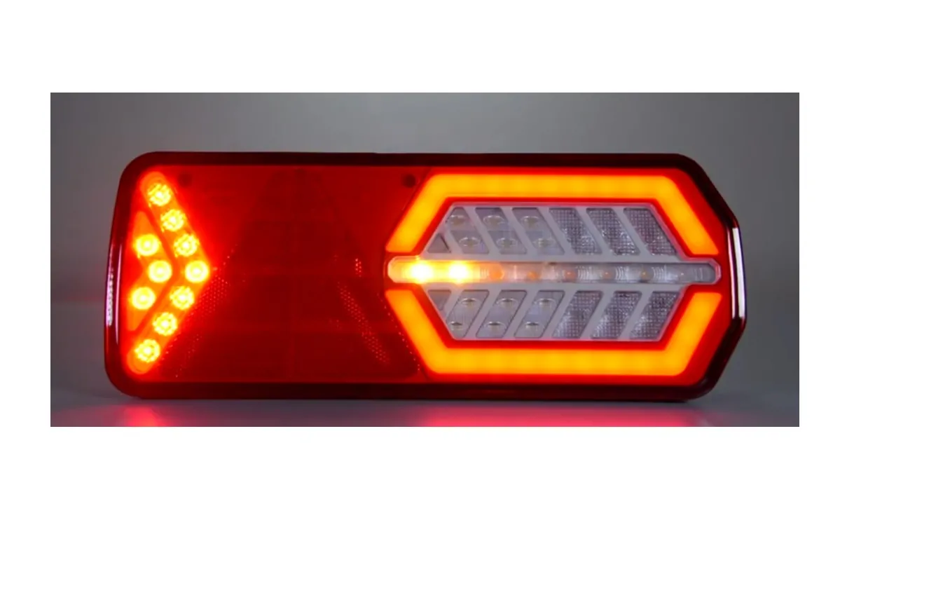 ΦΑΝΟΣ ΟΠΙΣΘΙΟΣ LED 6 ΛΕΙΤΟΥΡΓΙΩΝ ΔΥΝΑΜΙΚΟ ΦΛΑΣ ΔΕΞΙΟΣ - ΕΞΟΔΟΣ ΑΠΛΟ ΚΑΛΩΔΙΟ